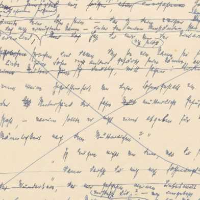 Handschrift von Thomas Mann